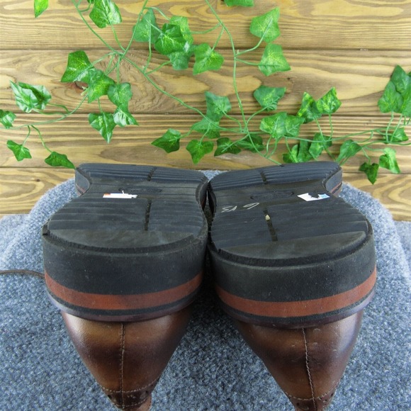 Belvedere Luis Men Brogues Shoes Brown Leather Lace Up‎ Size 9.5 Medium main image 4